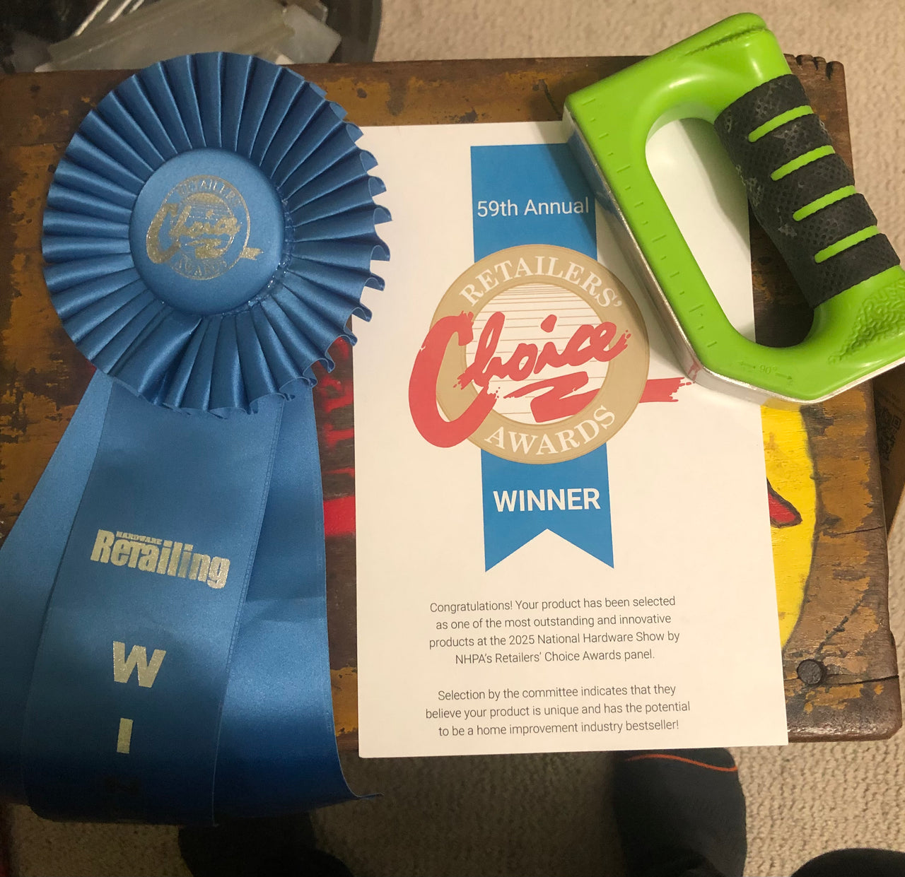 first place retailers choice awards for the hammer fist