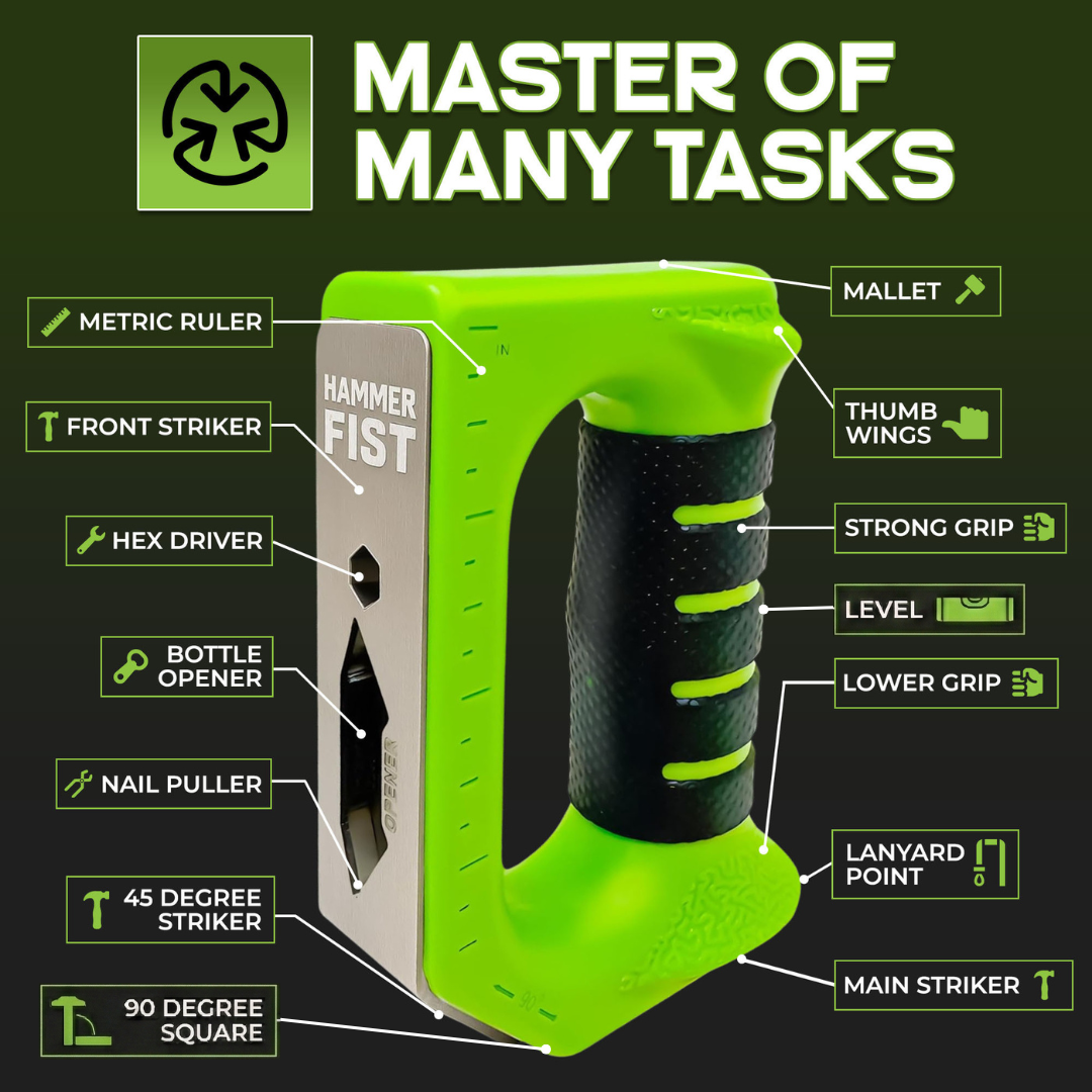 2 pack of 8 in 1 Hammer Fist with Gift boxes